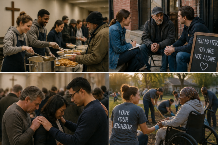 愛鄰舍要化為行動，而非空談。（AI生成示意圖）
